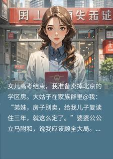女儿高考完卖房，大姑子强占三年，我甩证断供全家傻眼